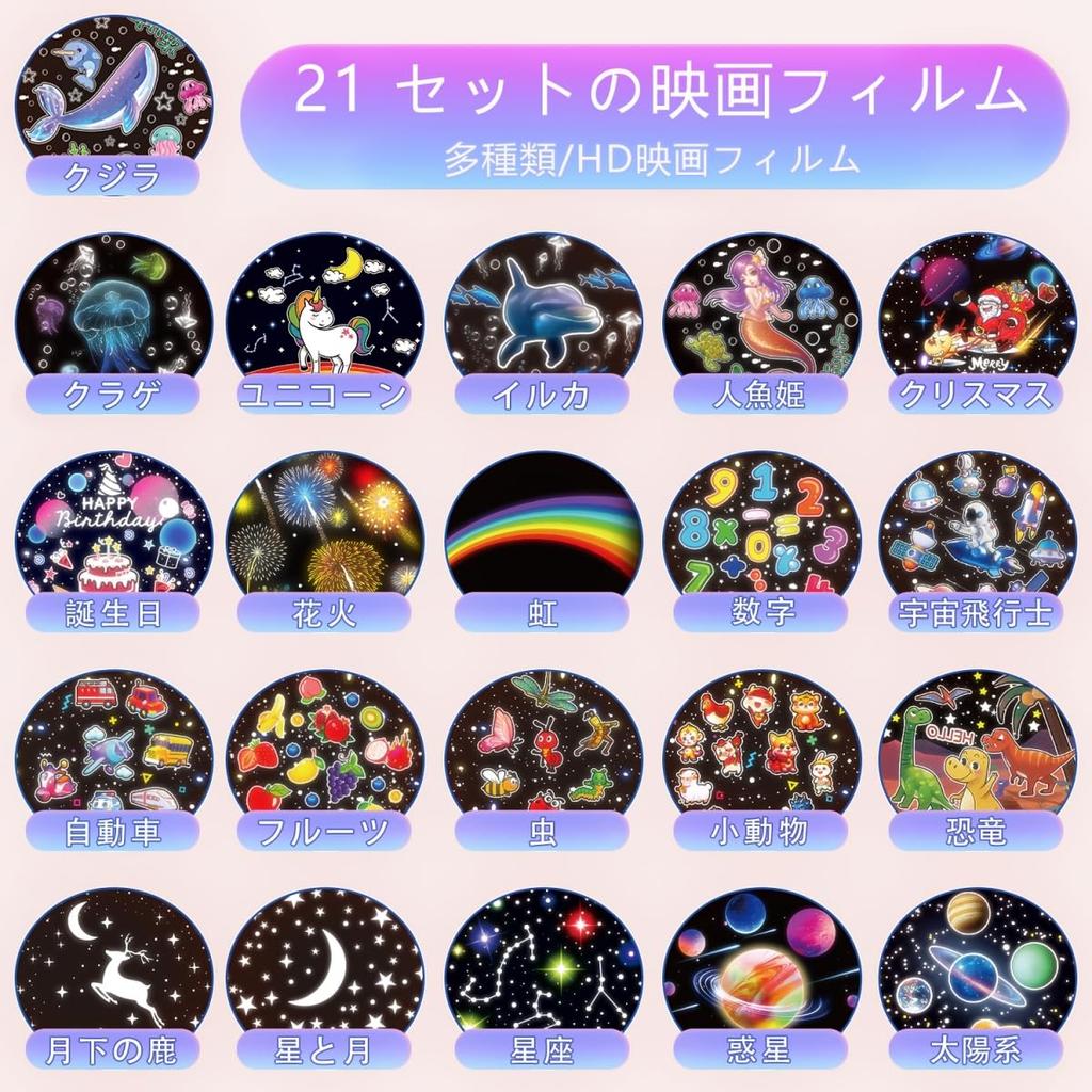 10 kolorów fal morskich 21 typów filmów projekcyjnych Planetarium do użytku domowego Popularny autentyczny projektor świetlny dla dzieci z oświetleniem morskim LED Podwójny efekt świetlny