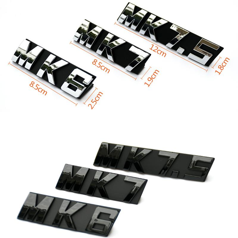 AABLD1 Car Front Grille Emblem Badge Decals Sticker For VW GOLF 6 7 MK6 MK7 MK7.5 2008-2018 Volkswagen Car Styling Accessories
