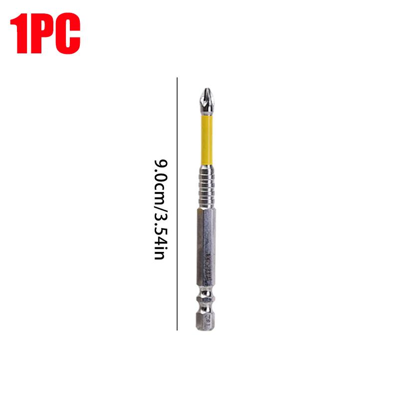 Magnetic Screwdriver Bit Hex Shank Head Drill Bits Screw Driver Anti-slip Screwdriver Drills For Woodworking Repair Hand Tools