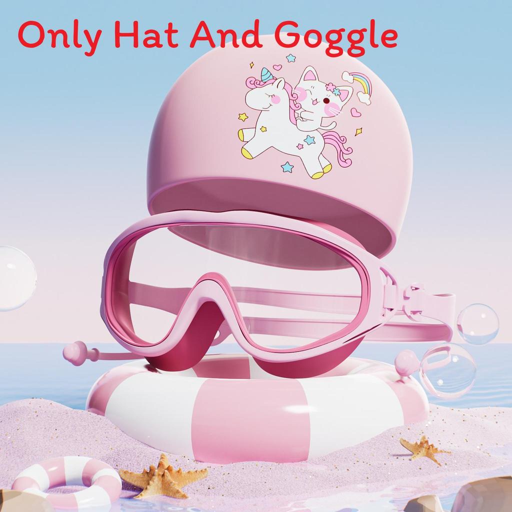 Childrens Waterproof Antifog Pc Swim Goggles For Kids Pool Swimming Practice