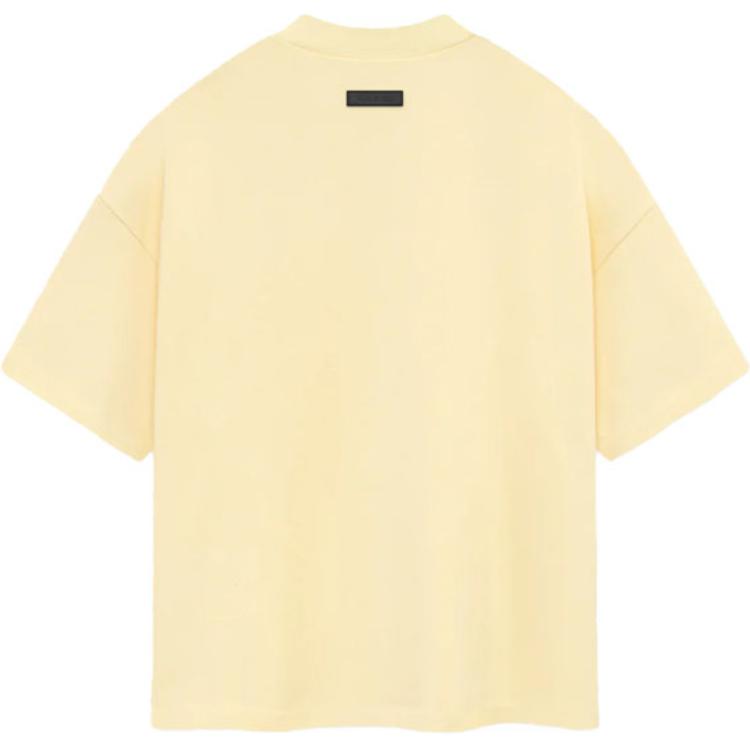Fear of God Essentials Heavy Jersey Short-Sleeve Tee Garden Yellow Men Tops 125SP242001F