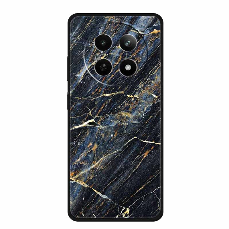 Case For Realme 13 Plus Marble TPU Soft Silicone Back Cover For Realme 13+ Cases Protective Mica Painted Colorful Bumper Capa