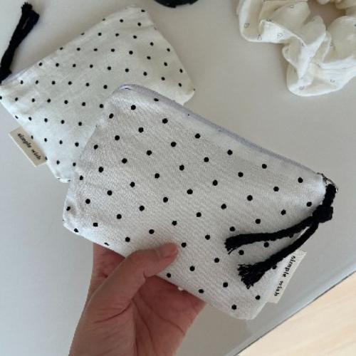 Mini Cotton Floral Organizer Bags for Women Bag Small Fabric Cosmetic Make Up Bag Little Purse Coin Pouch Children Cosmetic Case