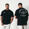 Clothing Jogger Gym Sports Fitness Oversized T-Shirt Summer Cotton Round Neck Loose Short Sleeves Fashion Casual