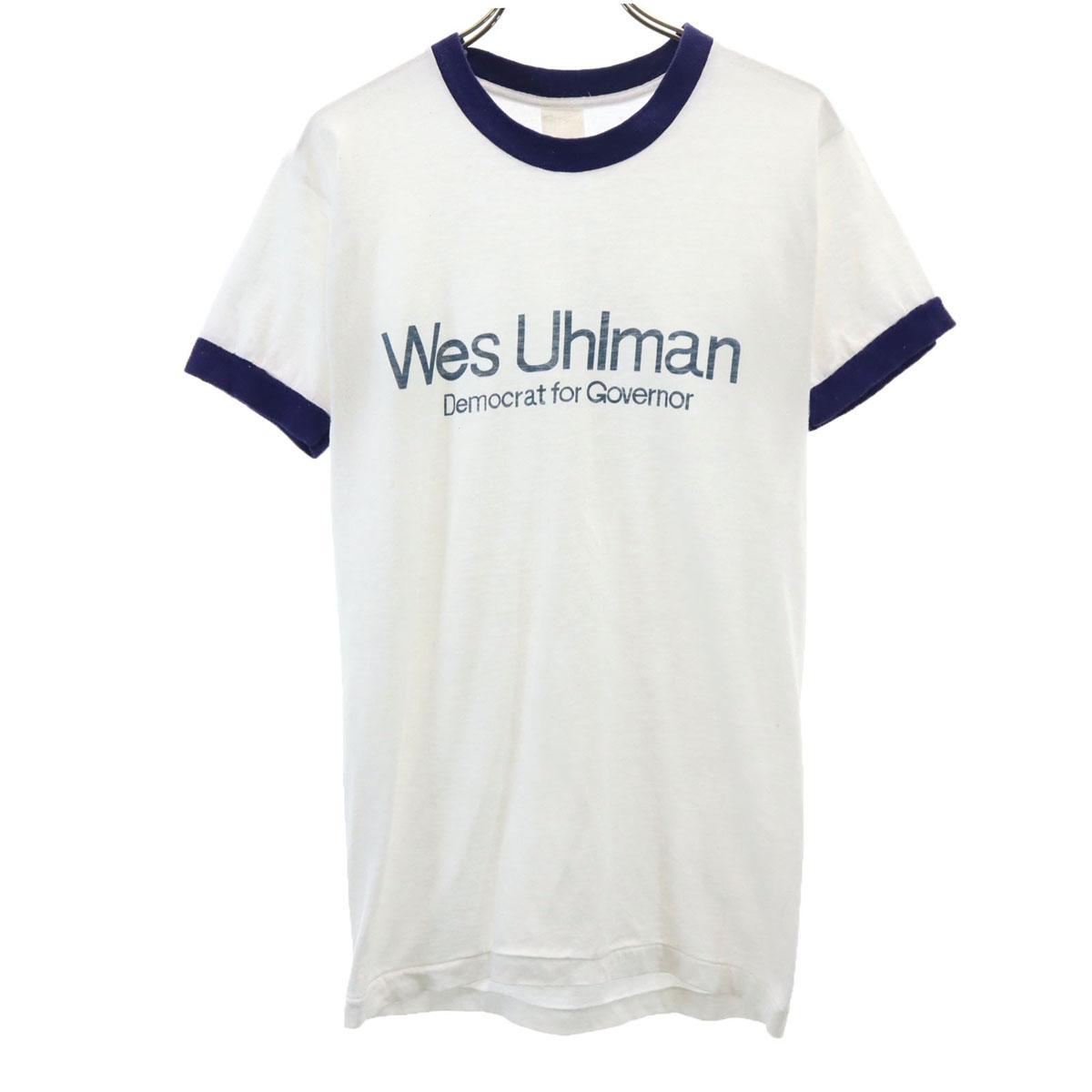 

SPRUCE 70s vintage Short sleeve ringer T-shirt White Men s Used