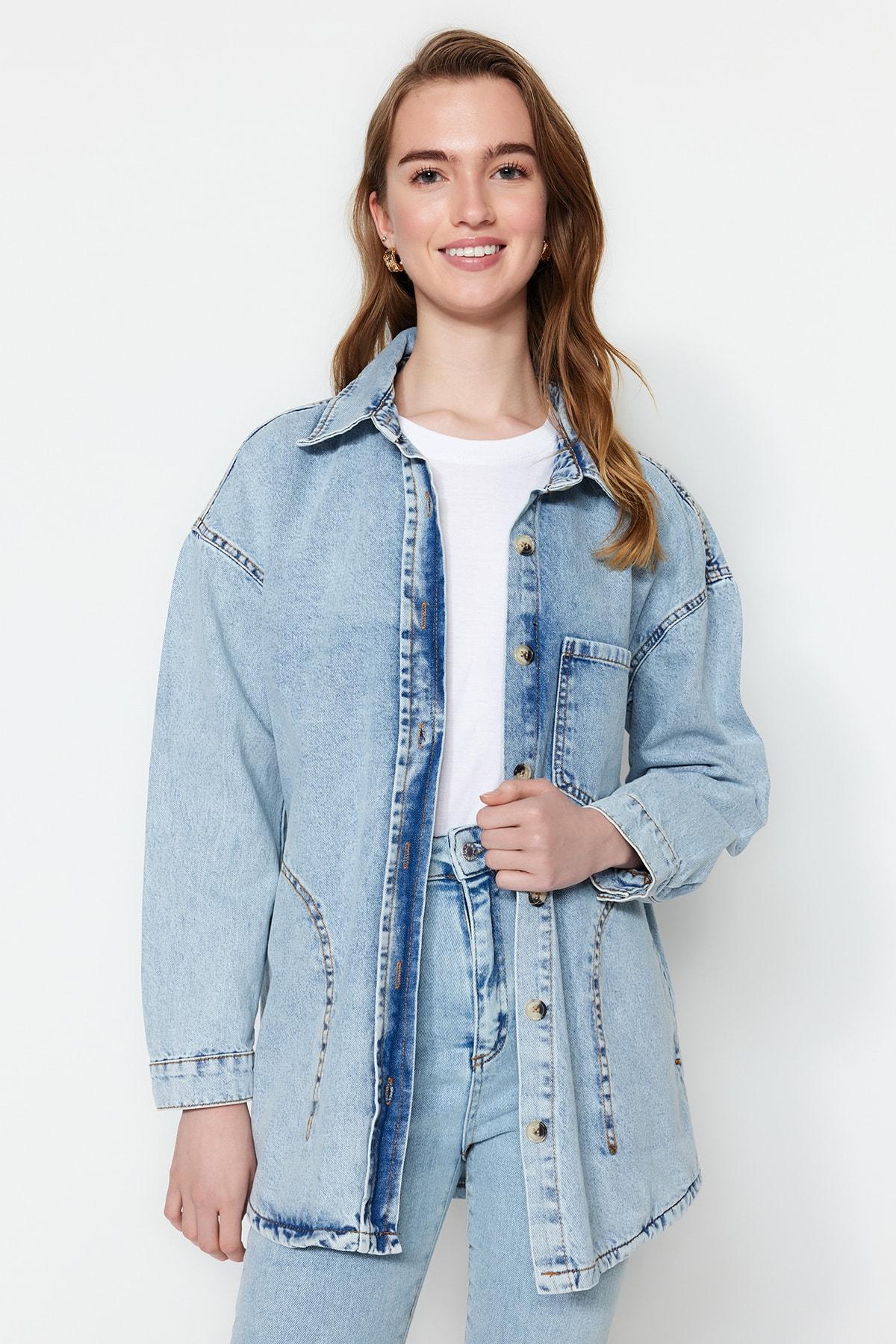 

Куртка - Синий - Классический крой