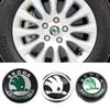 ABCDGF1 56mm 60mm 65mm Car Wheel Center Metal Caps Styling for Logo Fabia Rapid Kodiaq RS Superb Kamiq Octavia A7 Tour Yeti Karoq