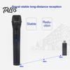 Microphone Set VHF Wireless Plastic Karaoke Mike for Singing USB