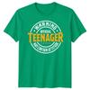 Official Teenager Warning May Contain Attitude Teen Unisex Graphic Tee Unisexs Top