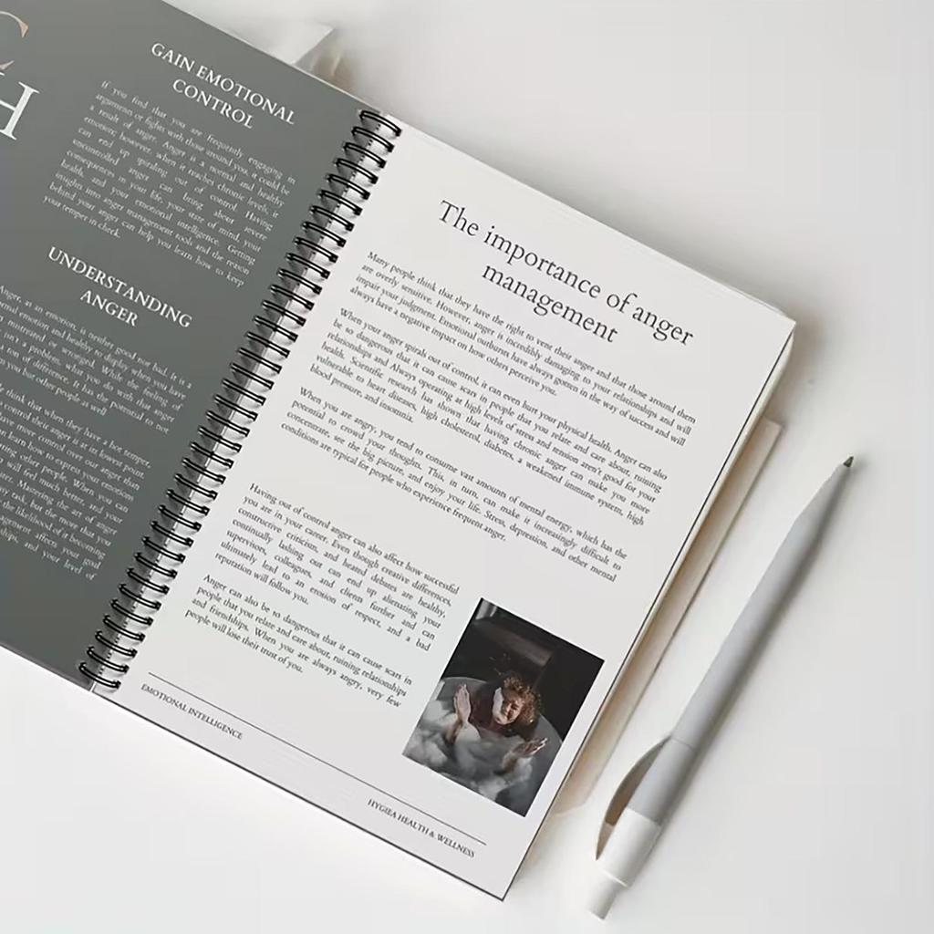 A5 Emotional Intelligence Spiral Notebook - Emotion Management Planner
