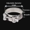 New 304 Stainless Steel Hose Clamps T Bolt Powerful Tube Clamps Water Pipes Sealing