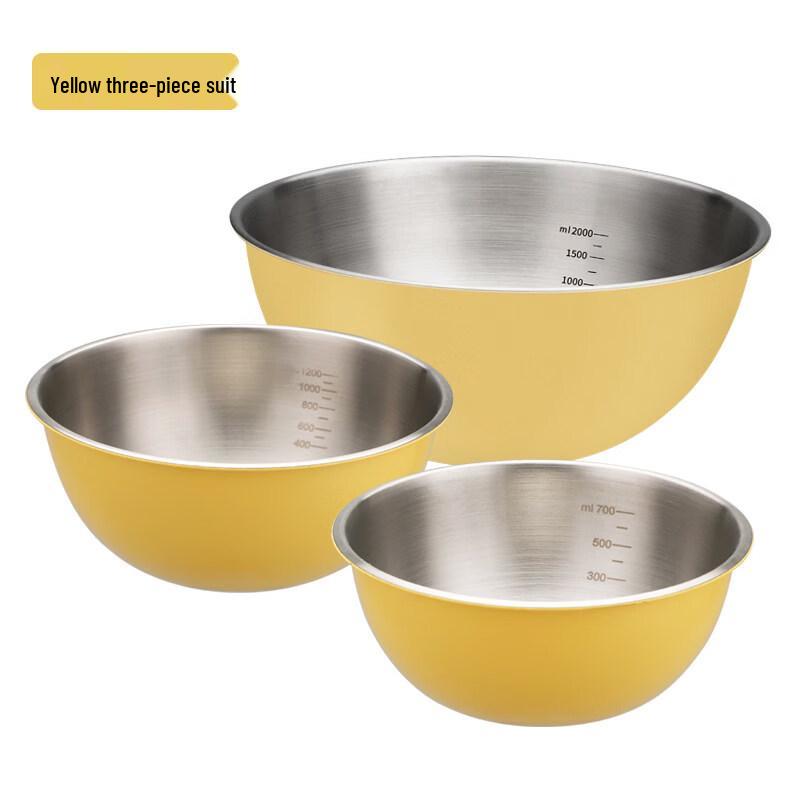 ZISIZ Stainless Steel Mixing Bowl