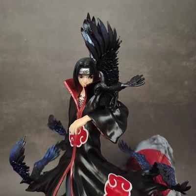Naruto Uchiha Itachi Pvc Akční Figurka Hračky Anime Naruto Shippuden Uchiha Itachi S Vranou Sběratelský Model Hračka 27cm