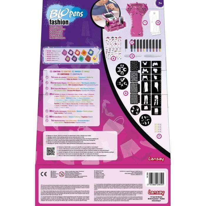 Blopens Fashion - Lansay - Můj módní ateliér - Efekt airbrushe - Personalizace