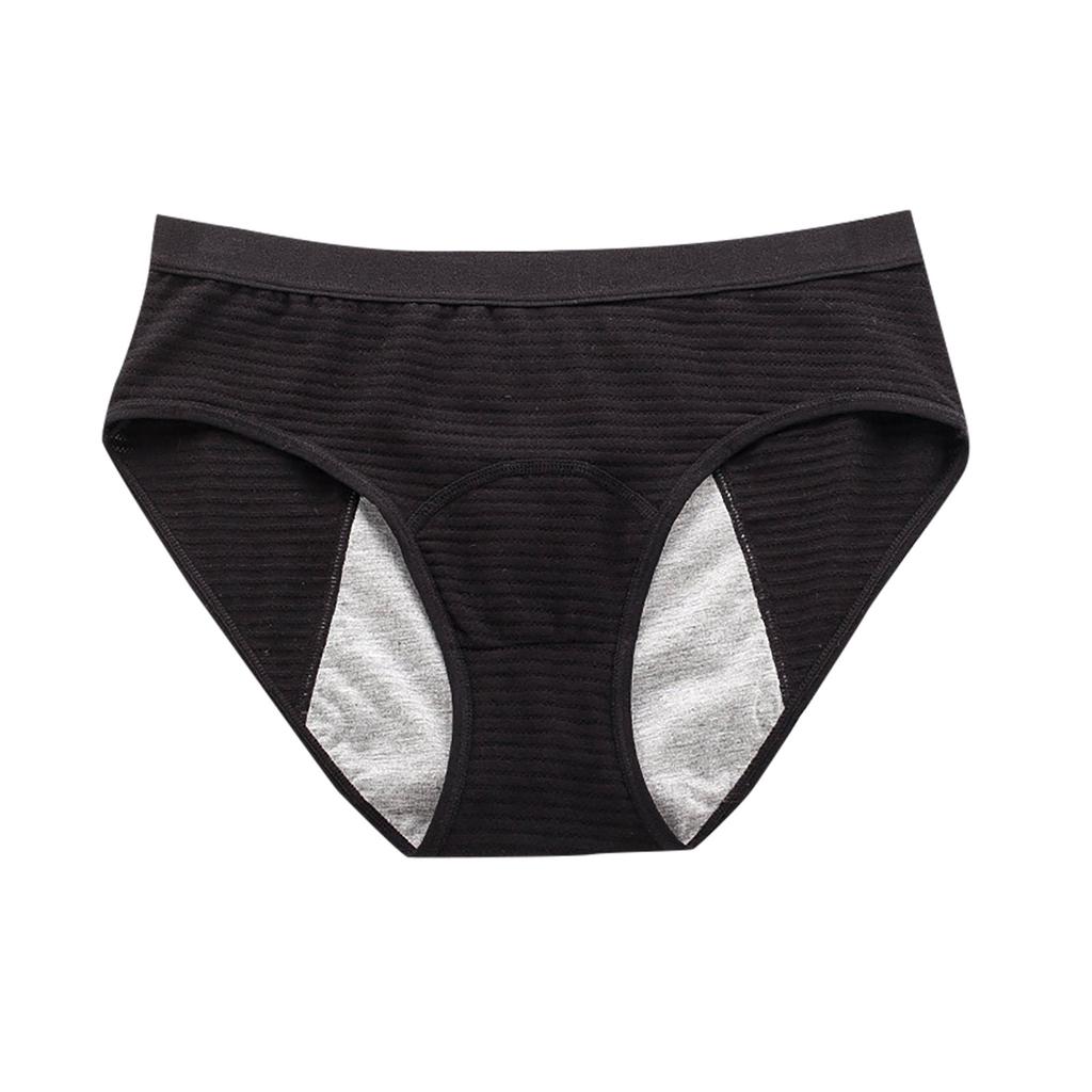 Women'S Menstrual Panties Mid-Waist Cotton Postpartum Women'S Panties Fully Covered Panties