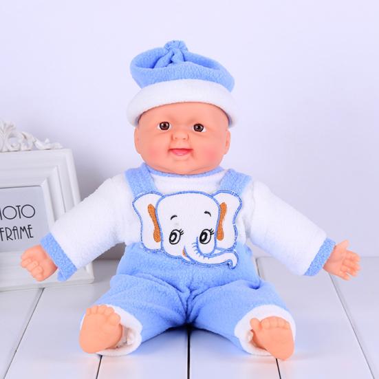 30cm Lifelike Reborn Smiling Baby Doll Soft Vinyl Children Accompany Toy Gift