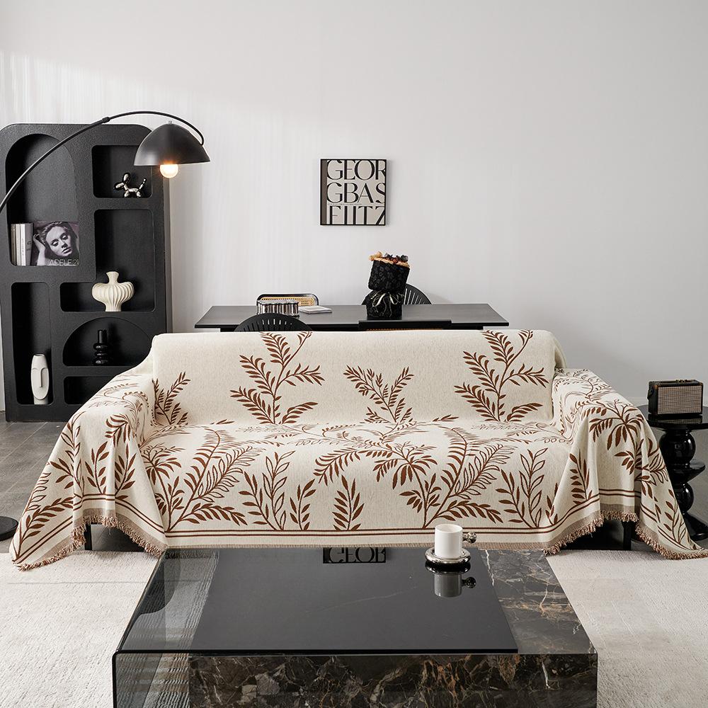 Simple Chenille Four Seasons Universal Sofa Towel Fashion Modern Non-Slip One Piece Entry Lux Style Sofa Cover Slipcover