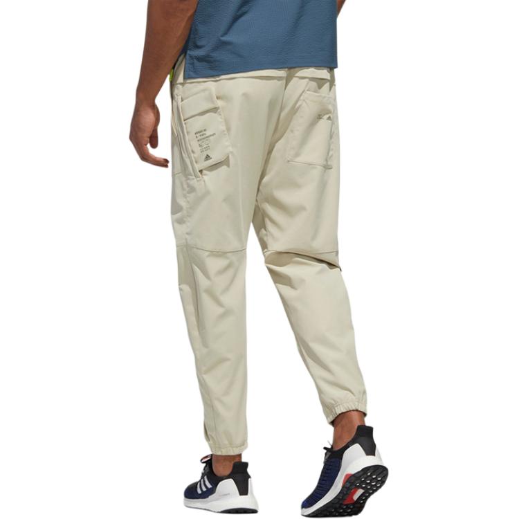 adidas Knitted Sweatpants Men's Grassland Brown Moderate Straight Fit Pants GF4004