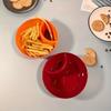 2 Fächer Pommes Schalen Geteilte Snackschale Gewürzschale Müslischale Salat
