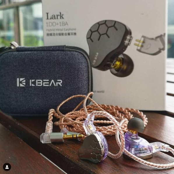 Wired Sound Good Balance of and Low High Resolution Enhanced High Sound Hybrid Monitor HIFI Sound Silver Compatible with Multiple Devices for