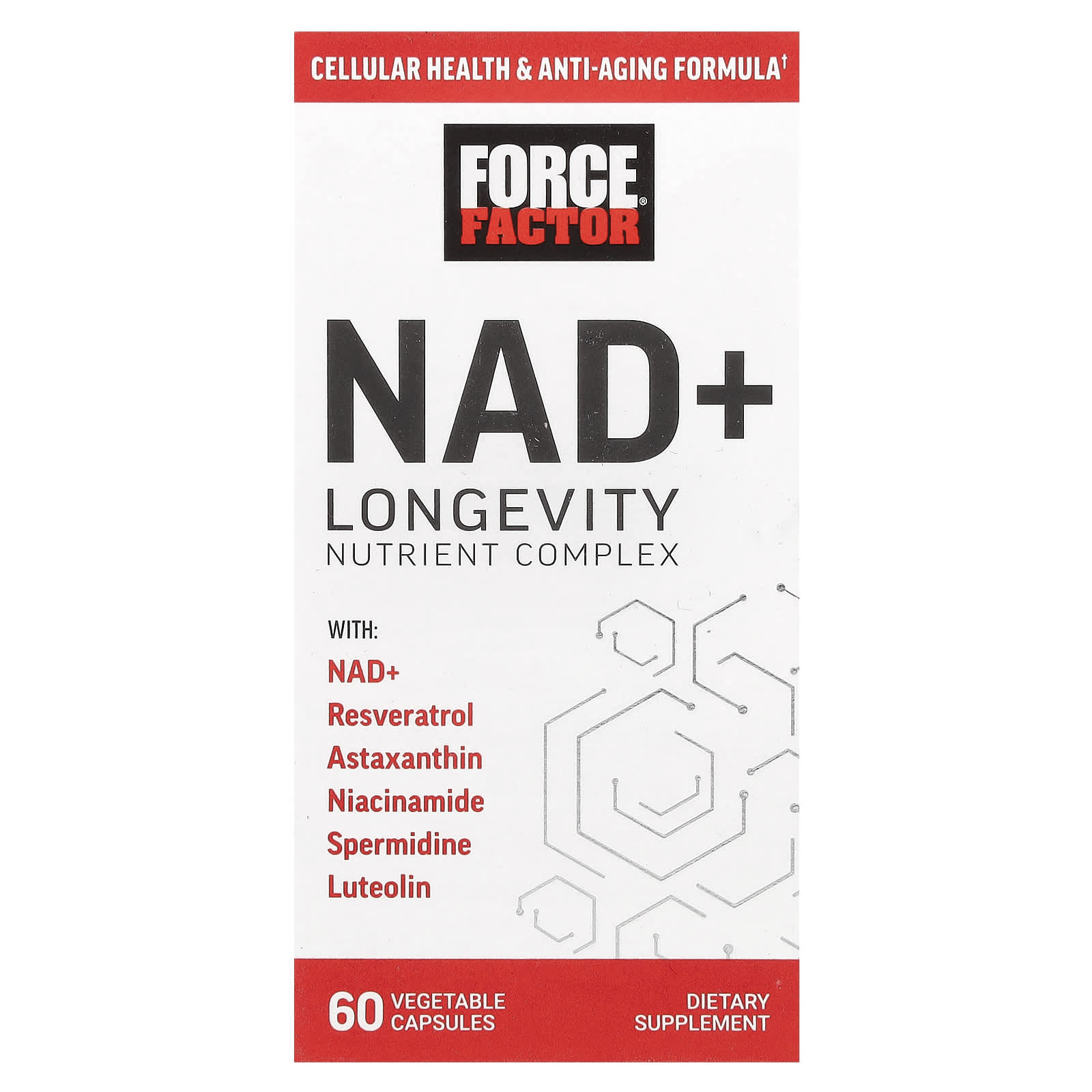 

Nad+ Longevity Nutrient Complex, 60 Veggie Caps