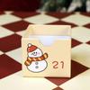 Christmas advent calendar gift filling box Empty Calendar Advent 24 Grid Fillable Folding Christmas Advent Boxes for Treat Candy
