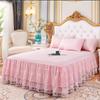 Lace Princess Bedspread Bed Skirt Style Dustproof Decorative Bedspread Big Heming 1.5/1.8/2m Mattress Anti Slip Protective Cover
