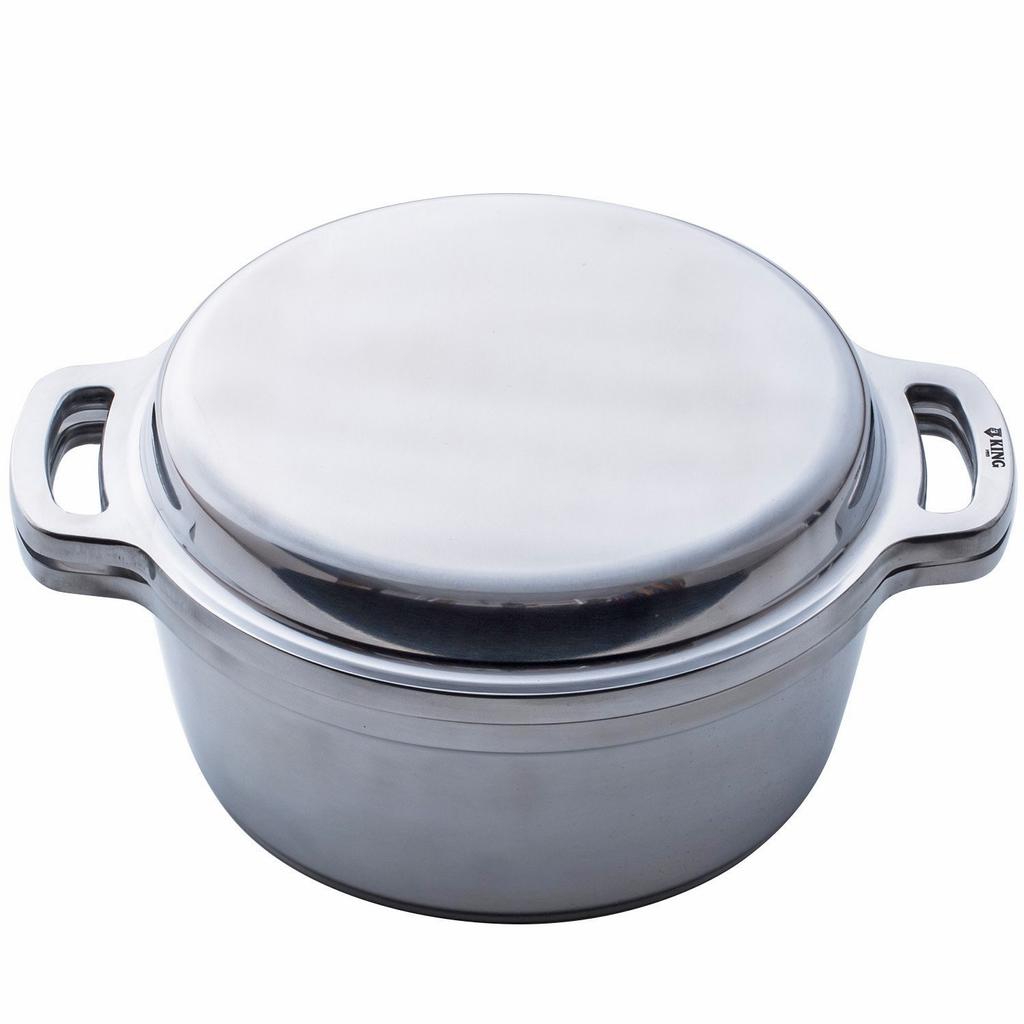 HAL Musui KING Anhydrous Pot 20 Pot 20cm Anhydrous Cooking 8 Roles In 1 Pot Made In Japan 600033 (R) Two-handed