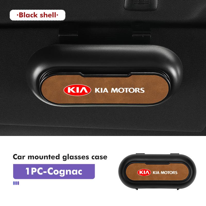 Car Portable Sun Visor Sunglasses Holder Case Glasses Boxes Interior Accessories For KIA Ceed Sportage Rio K5 K2 Optima Cerato drlqc11