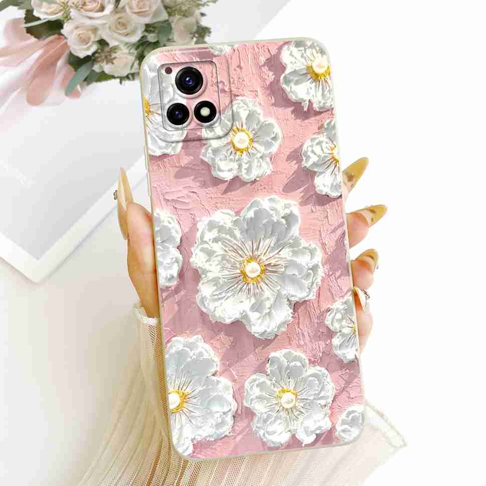 For vivo Y52s 5G V2057A Case Soft Silicone Back Cover For Vivo Y52S Y 52s 5G 6.58" Stylish Color Painting Phone Cases Bumper