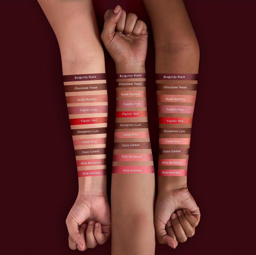 Pilgrim Matte Me Up Bullet Lippenstift 4,2 g Cremig Leicht Samtmatt LSF 30 Langer Halt Nicht Austrocknend Pink Romance -14