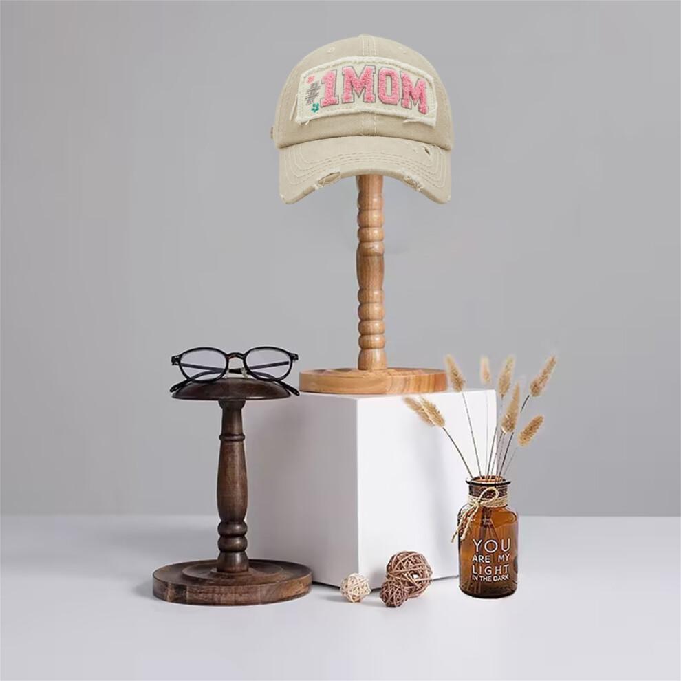 (L, Khaki) Women Mother's Day Sun Hat Breathable Sun Protection Letter Embroidery Baseball Hat Holiday Outdoor Travel Cap