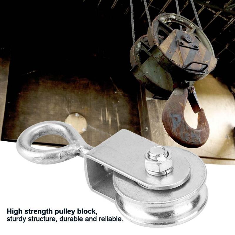 All-Inclusive ringless Bearing 0.3 tons Loading Single Wheel Pulley Block Pulley Roller Lifting Crane Hook Wire Tow Wheel for Wire Rope All-Inclusive ringless Bearing 0.3 tons Loading Single Wheel Pulley Block Pulley Roller Lifting Crane Hook Wire Tow Wheel for Wire Rope