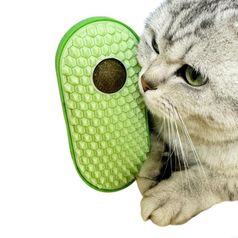 

Kitten Catnips Cats Groomers Toy Massager Combs for Short Long Haired Cats Massage X3UC трава зеленый