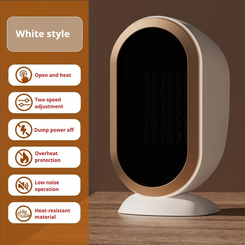 1200W High Power Electric Heater Mini Portable Household Two-speed Adjustment Heating Fan Office winter Desktop Heater