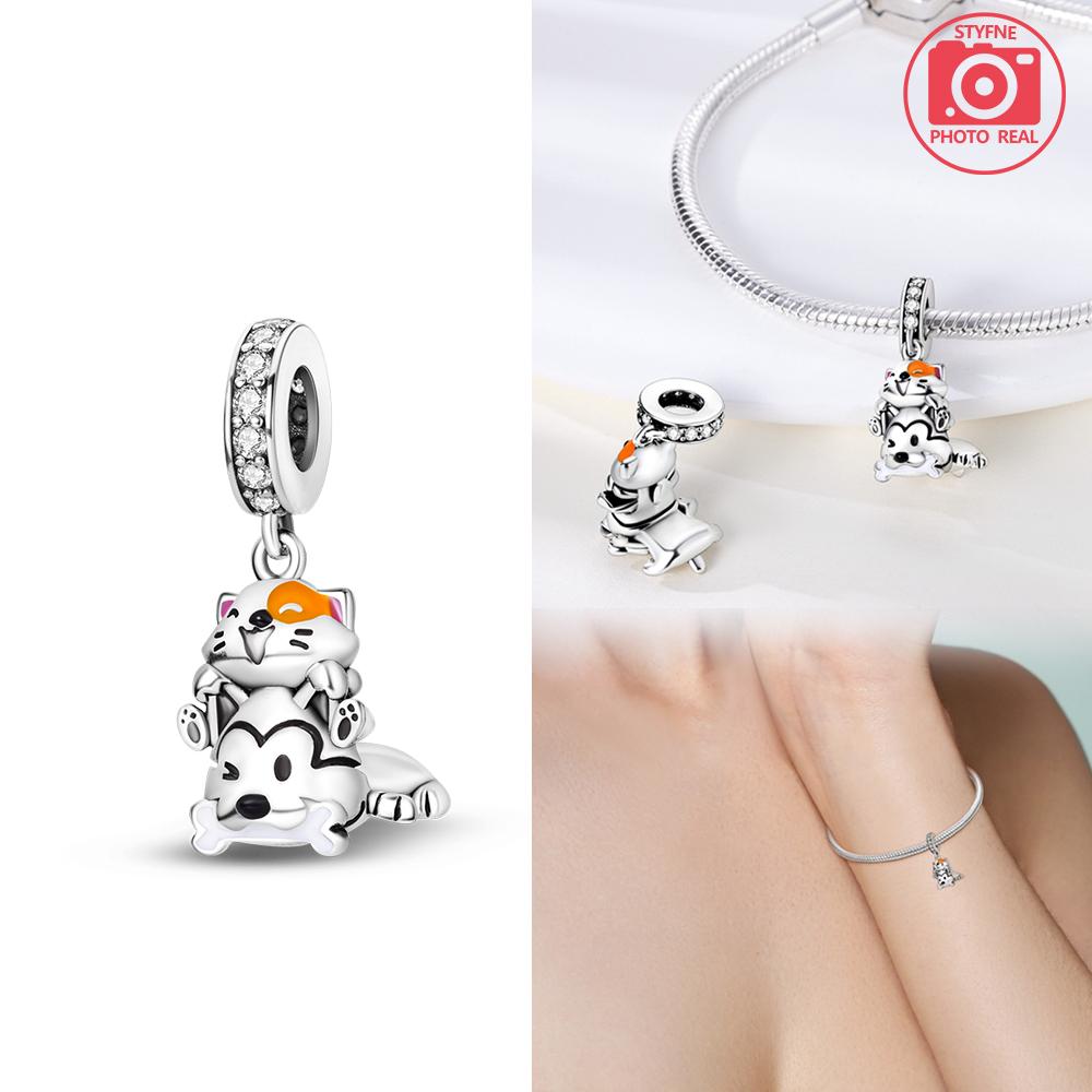 Cute Dog Beads Copper Colors For Charms Copper Colors Original Bracelet For Jewelry Making