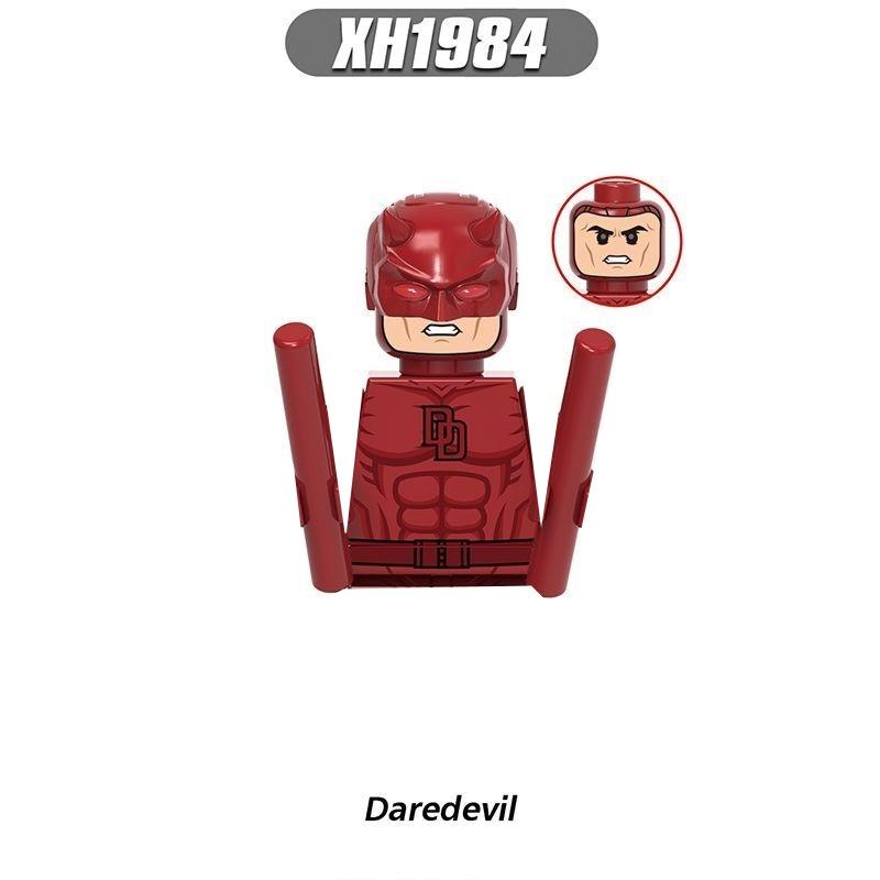 GH0142 Daredevil Movie Mini Figure Toys Cavillerine Pyro Zen Cowboy Elektra X-23 Human Torch Blade Blocks Party Gifts