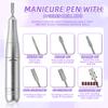 45000RPM Nail Drill Machine With Low Noise Portable Nail Drill Machine Rechargeable Nail Sander File For Manicure Salon Tool