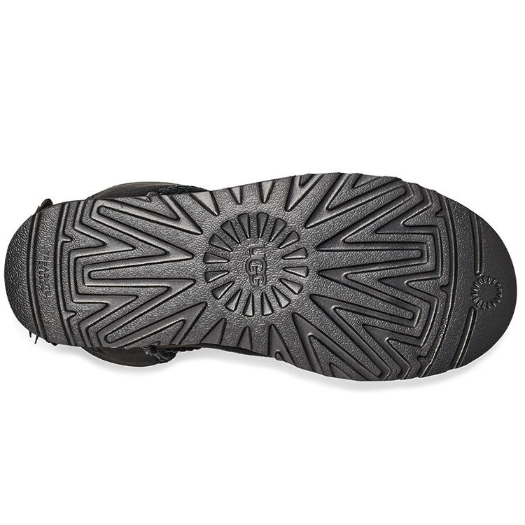 UGG Bailey Daim Chaud Baily Nœud Polaire Court Bottes de Neige Femmes bottes Noir 1120884-BLK