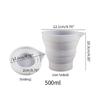 Flexible Liquid Measurer Container Mold Silicone Measuring Cup Molds Non-stick