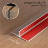 1pc 1/3metersT- Shaped Clear Seal Strip for Doors Windows and Shower Glass Gaps, Shower Glass Door Seal Strip