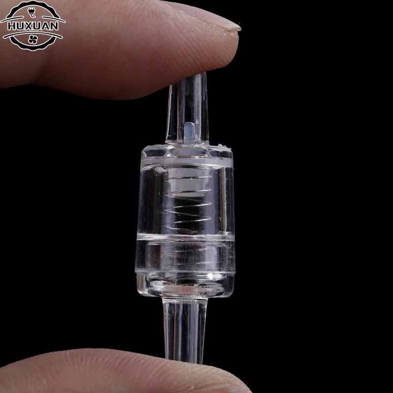 1ks 4/ 6/ 8/ 12mm Plastový jednocestný inline zpětný ventil Plynový Vzduch Kapalina Vody Kapaliny Ventil pro Palivový Plyn Odolný proti Ozónu Zarážka Vody