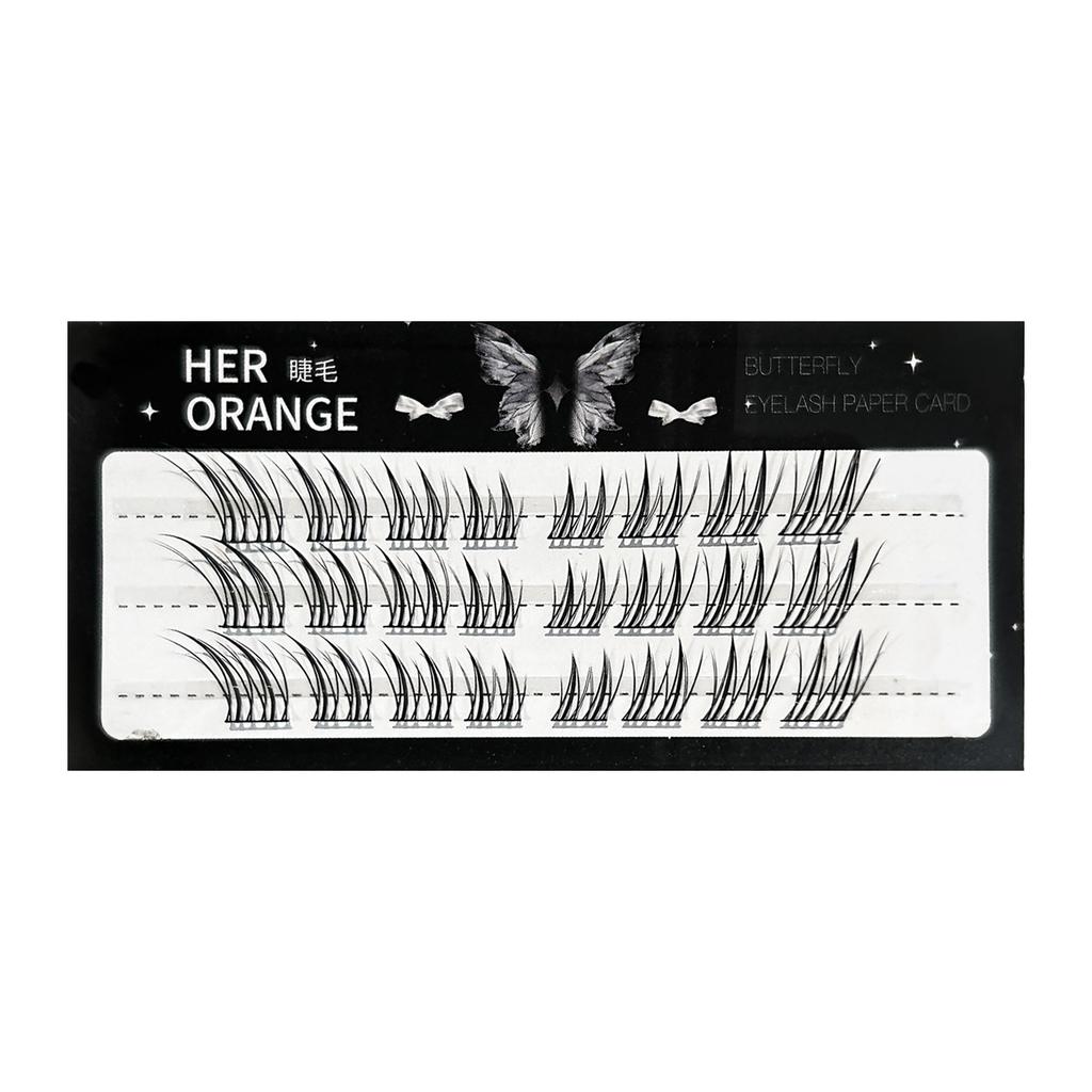 Pre Glued DIY Curling Eyelash Clusters Fluffy Single Cluster False Eyelashes Ideal for Cosplay and Costume Parties