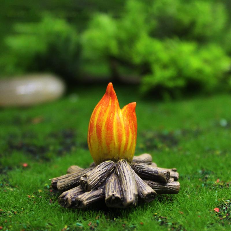 Mini Resin Moss Micro Landscape Decoration Outdoor Fairy Miniature Garden Dwarf Ornaments Handicraft Flower Pot Accessories Elf