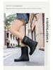 Trendige Damen- & Herren-Halbrohr-Wasserdichte Rutschfeste Regenstiefel - Verschleißfeste Gummischuhe für Arbeit & Autowäsche
