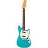 Fender Electric Guitar Player II Mustang®, Rosewood Fingerboard, Aquatone Blue with Soft Case