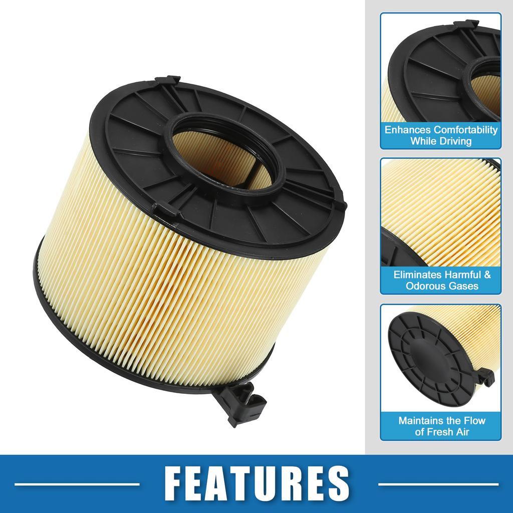 Ein ABSOPRO Motorluftfilter Nr. 8W0133843E/8W0133843B Luftstrom Ansaugfilter Passt für Au di A4 2.0L 2017-2020