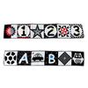Black & White Ladybug Crib Bumper and Cloth Book for Infant Early Education