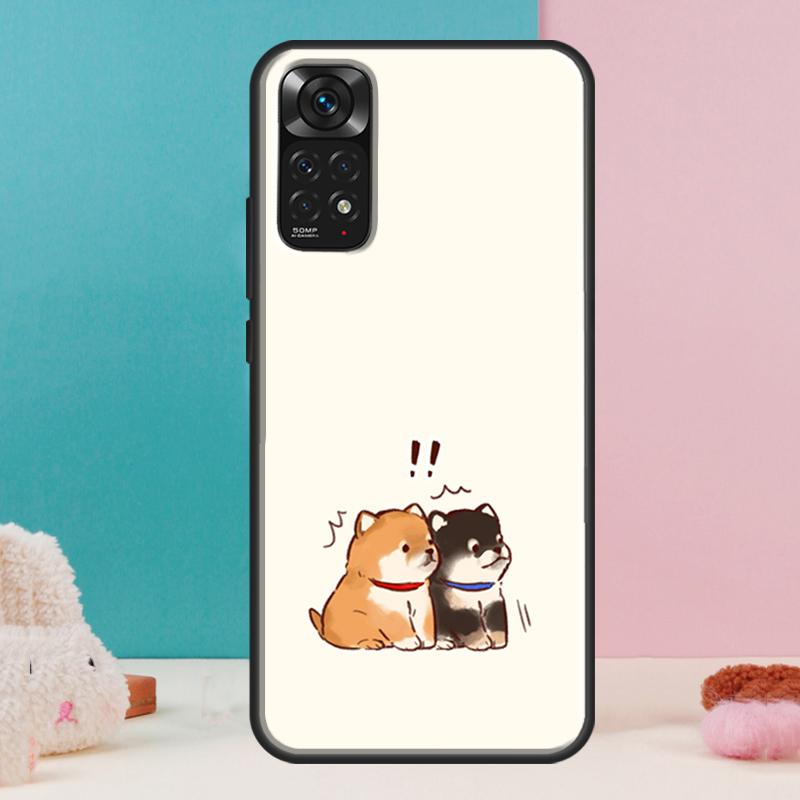 Animal Shiba Inu Dog Case For Xiaomi Redmi Note 14 13 Pro 12 11 9 10 9S 10S 11S 12S Redmi 14C 13C 10C 12C Cover