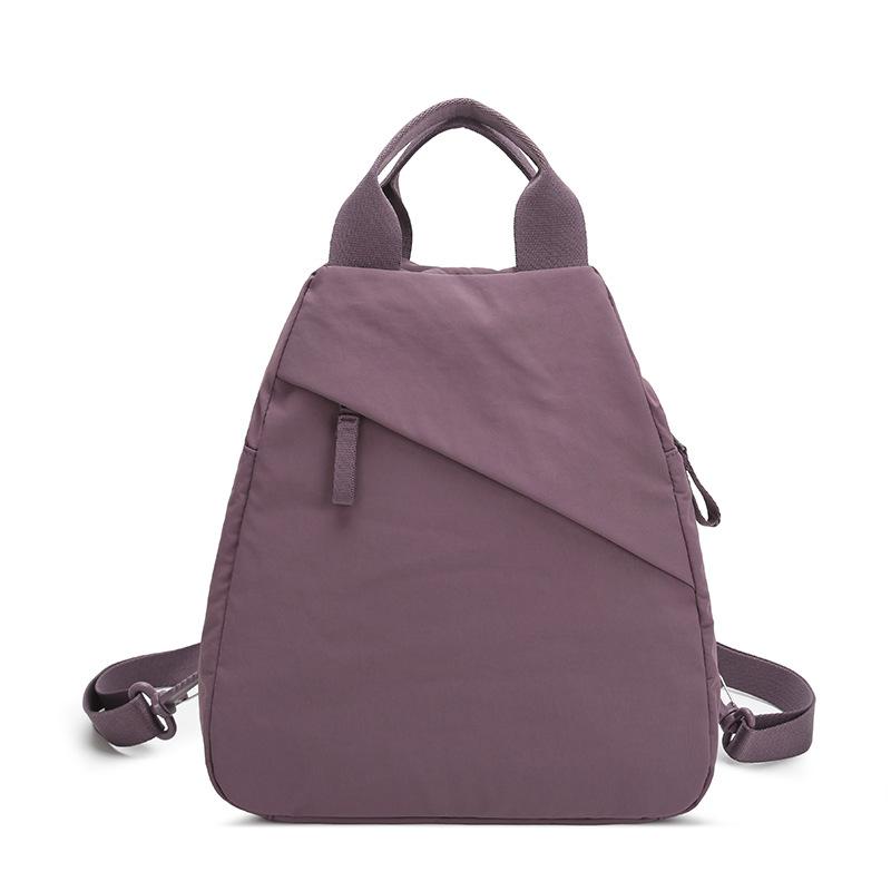 Schoolbag Multifunctional Backpack Women's 1011 New Nylon Cloth Casual Versatile Travel Small Backpack Commuting Oblique Cross Breast Bag Men